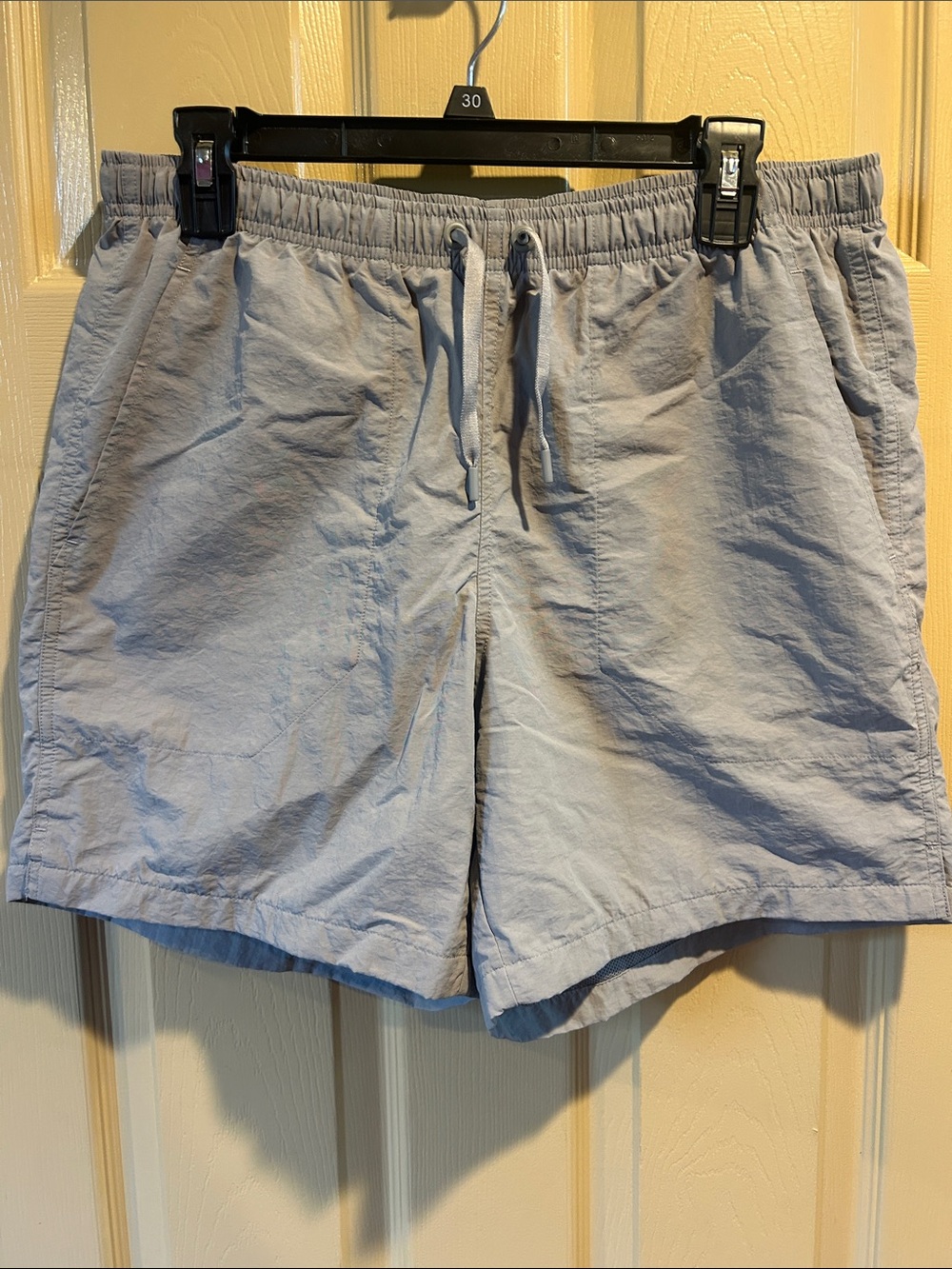 Men's Light Gray Drawstring Shorts size M